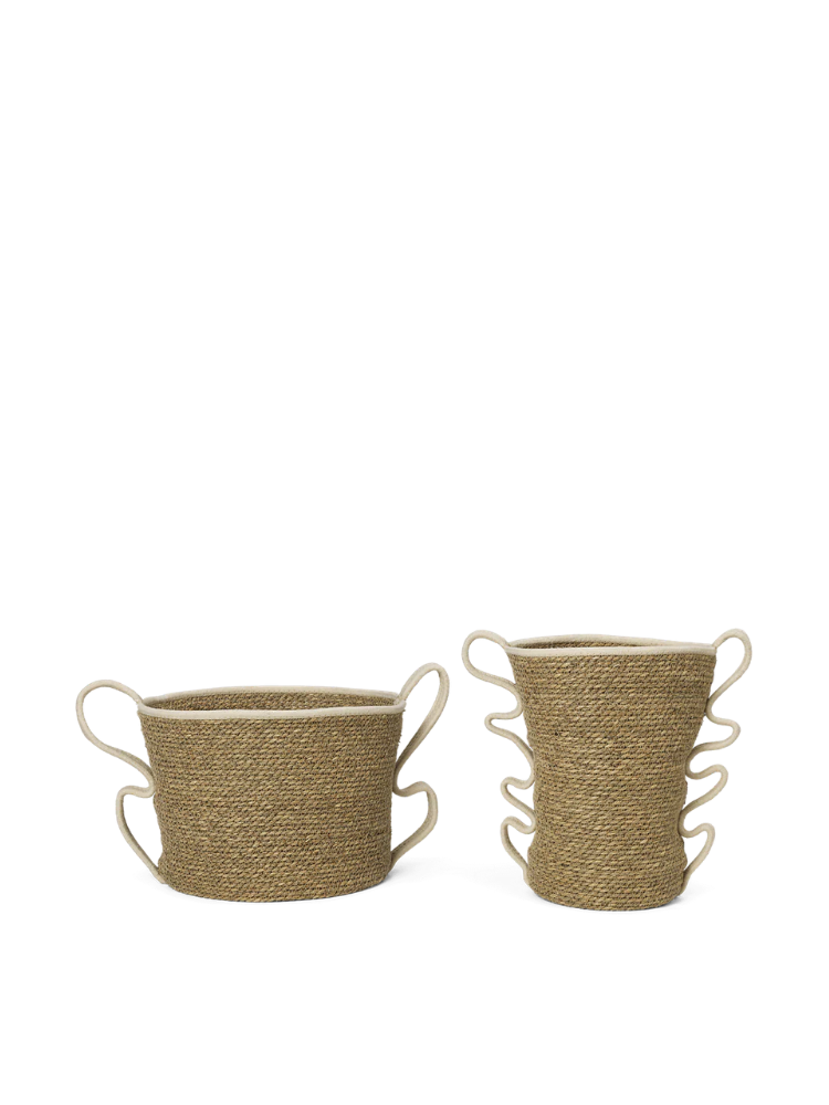 Verso Baskets - Set of 2 - Off-white (Sample)