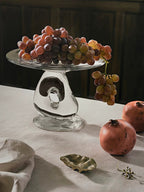 Damo Glass Centrepiece - Dia 30 - Clear
