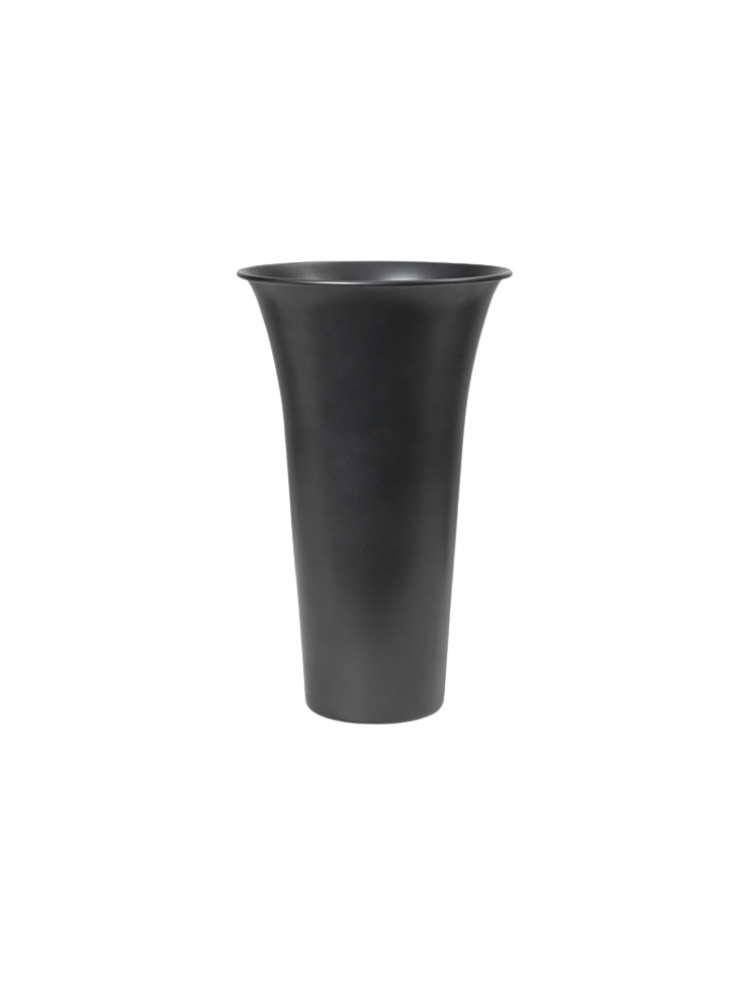 Spun Alu Vase - Blackened Aluminium (Sample)
