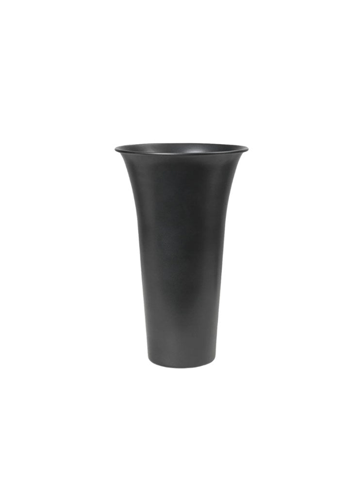 Spun Alu Vase - Blackened Aluminium