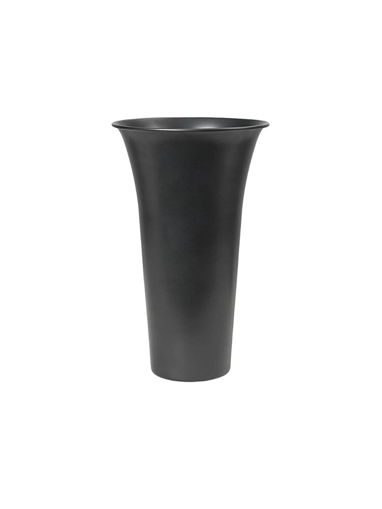 Spun Alu Vase - Blackened Aluminium