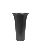 Spun Alu Vase - Blackened Aluminium