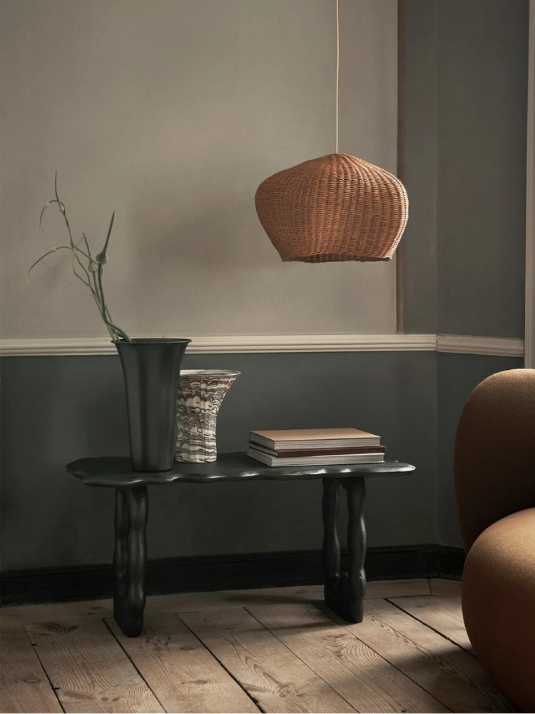 Spun Alu Vase - Blackened Aluminium