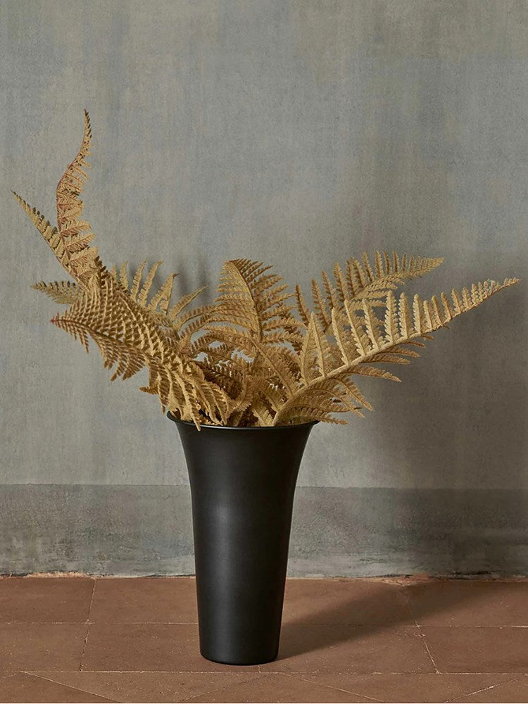 Spun Alu Vase - Blackened Aluminium