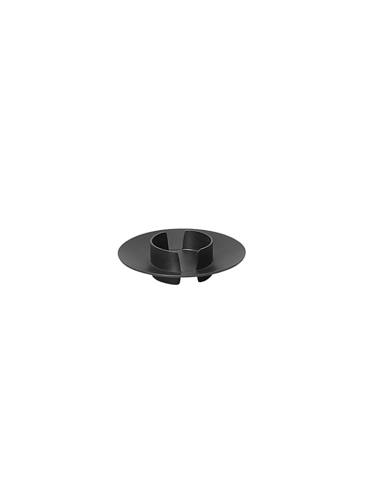 Block Candle Holder - Black Brass