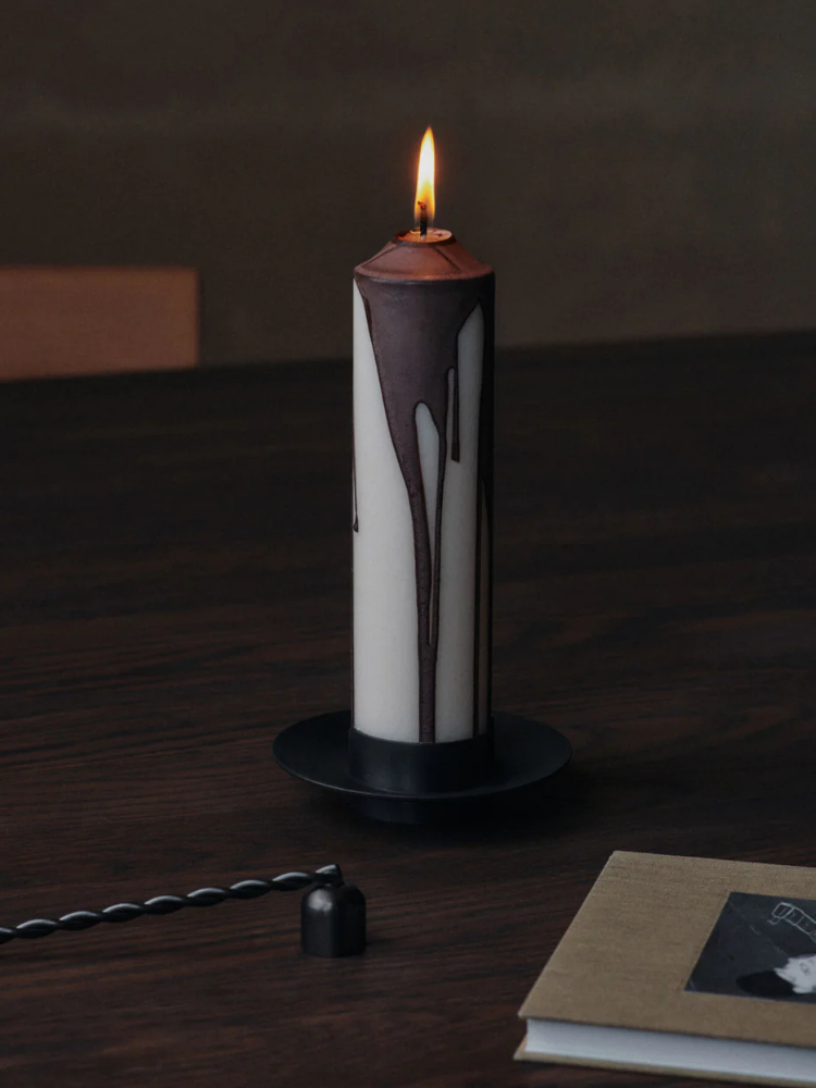 Twist Candle Snuffer - Black Brass
