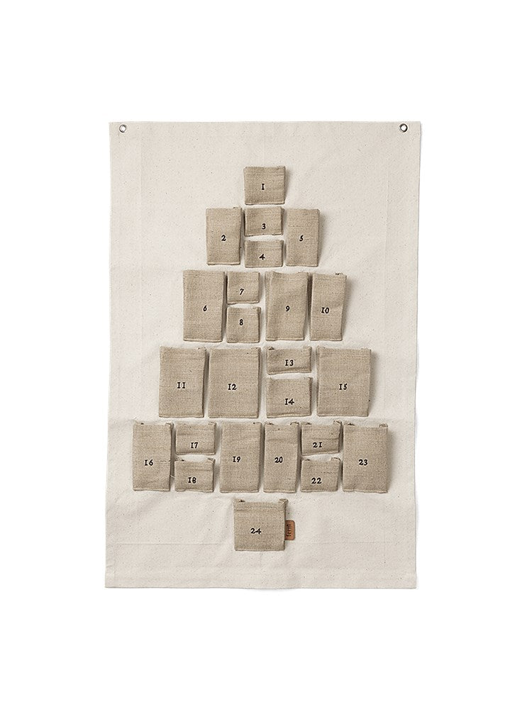 Pine Christmas Calendar - Mini - Natural