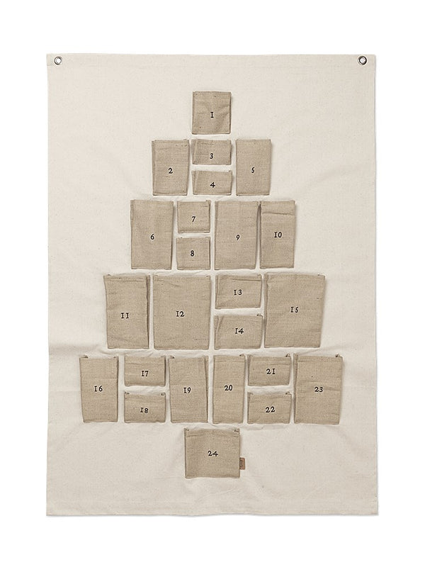 Pine Christmas Calendar - Maxi - Natural