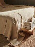 Offset Bedspread - Off-white