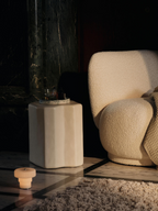 Staffa Stool - Ivory