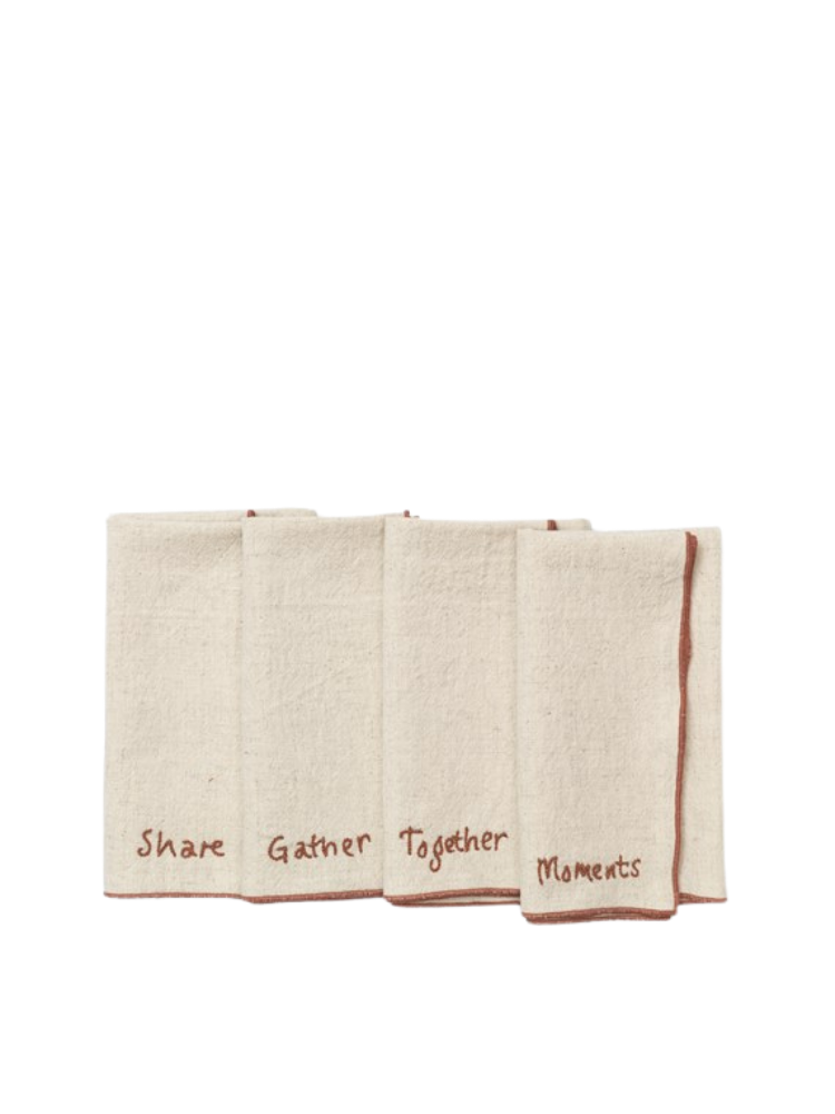 Occasion Napkins - Set of 4 - Natural