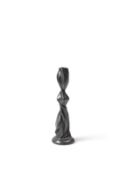 Gale Candle Holder - H25 - Blackened Aluminium