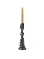 Gale Candle Holder - H25 - Blackened Aluminium
