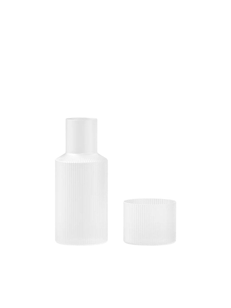 Ripple Small Carafe Set - Frosted