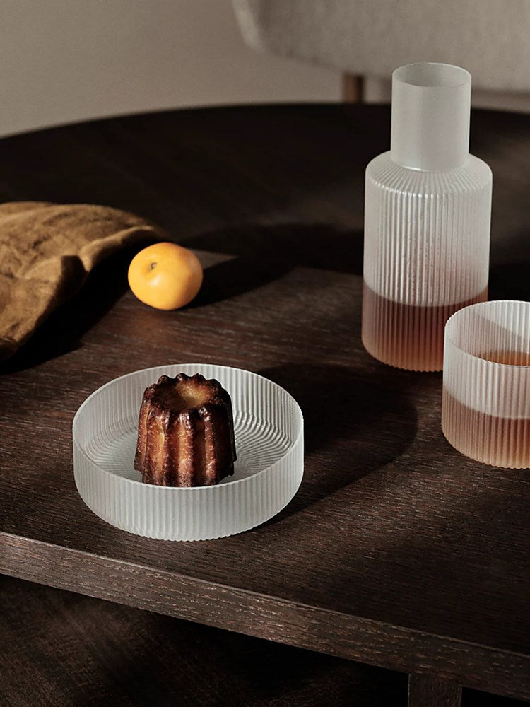 Ripple Small Carafe Set - Frosted