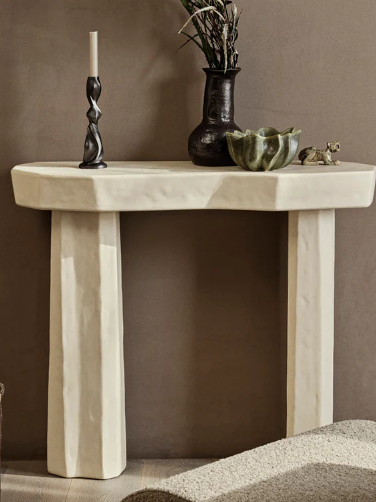 Staffa Console Table - Ivory