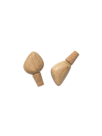 Cairn Wine Stoppers - Set of 2 - Oak