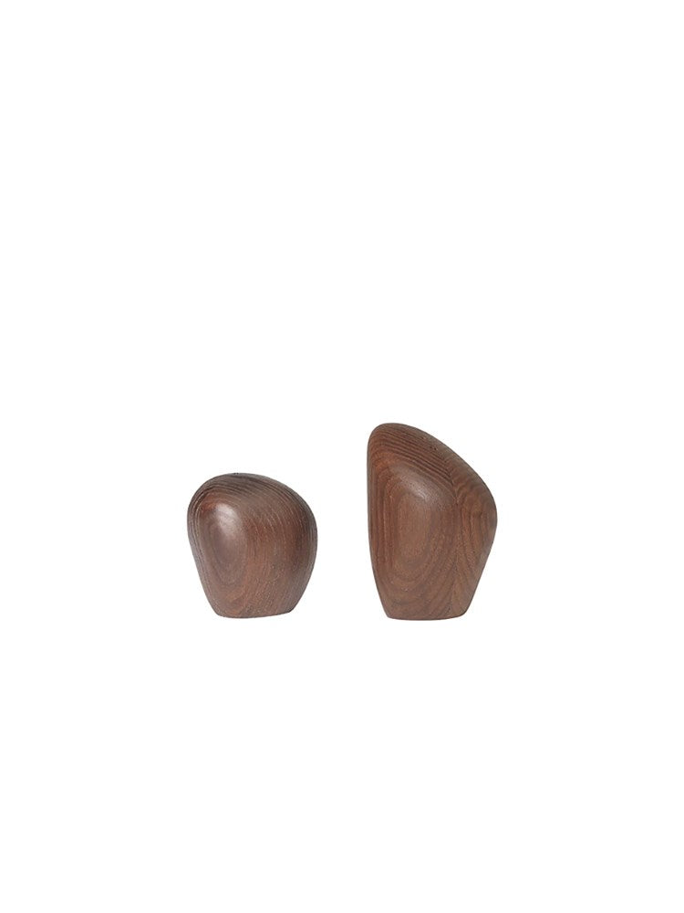 Cairn Salt and Pepper Shakers -Set of 2-Dark brown