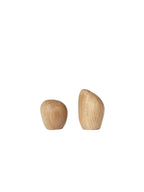 Cairn Salt and Pepper Shakers - Set of 2 - Oak