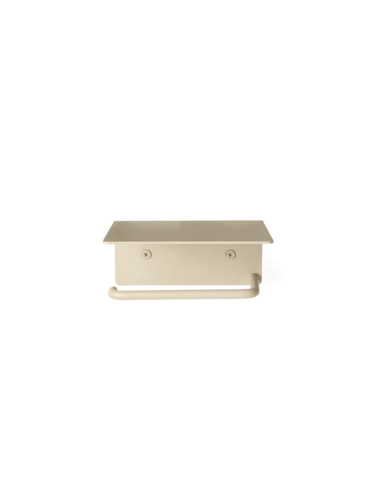 Dora Toilet Paper Holder - Shelf - Cashmere