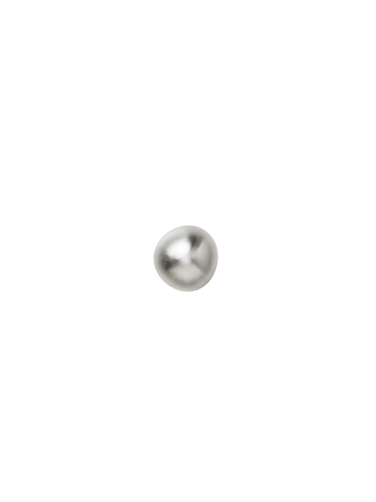 Mushroom Hook - Brushed Stainless Steel
