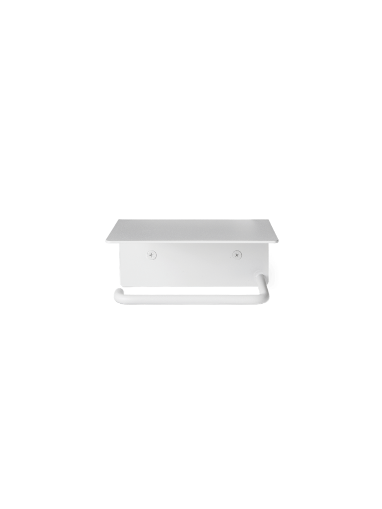 Dora Toilet Paper Holder - Shelf - White