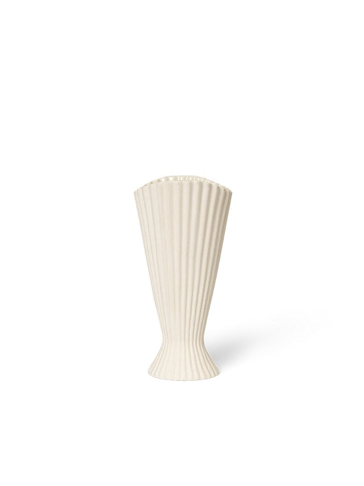 Fountain Vase - H20 - Off-white