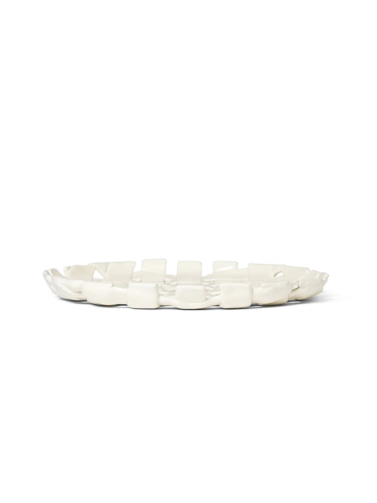 Plait Platter - Off-white