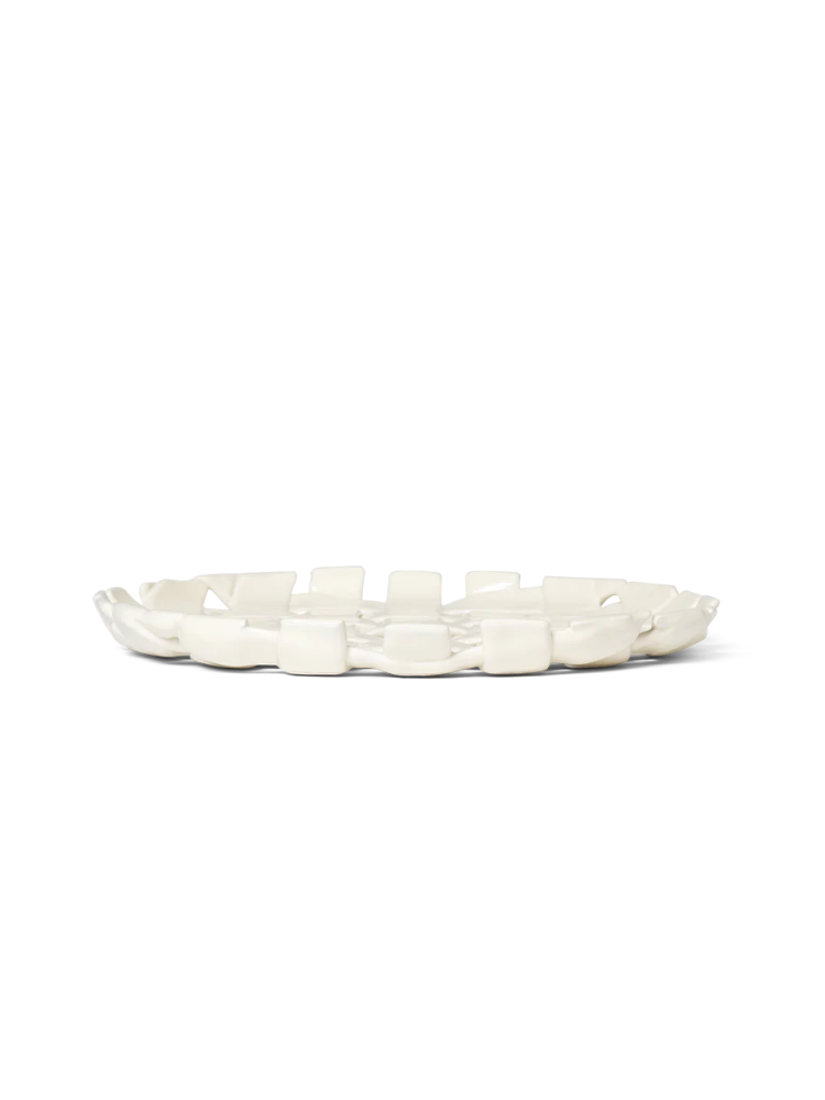 Plait Platter - Off-white