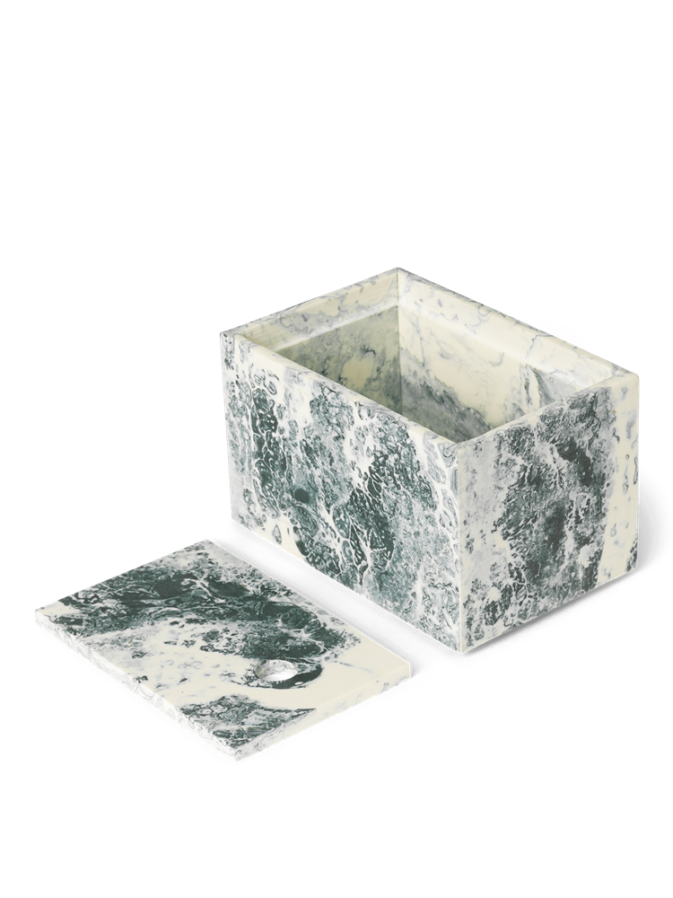 Mist Box - 10 x 15 - Emerald Off-white