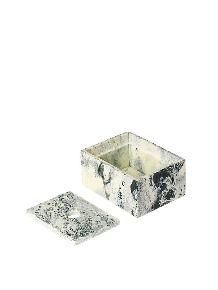 Mist Box - 7,5 x 10 - Emerald Off-white