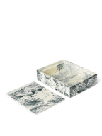 Mist Box - 15 x 20 - Emerald Off-white