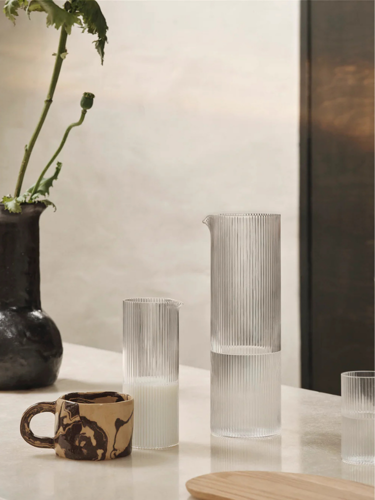 Ripple Water Jug - Clear