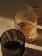 Ripple Tumbler Glasses - Set of 2 - Frosted