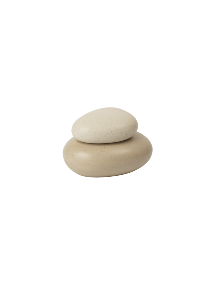 Pebble Box - Medium - Sand/Cream