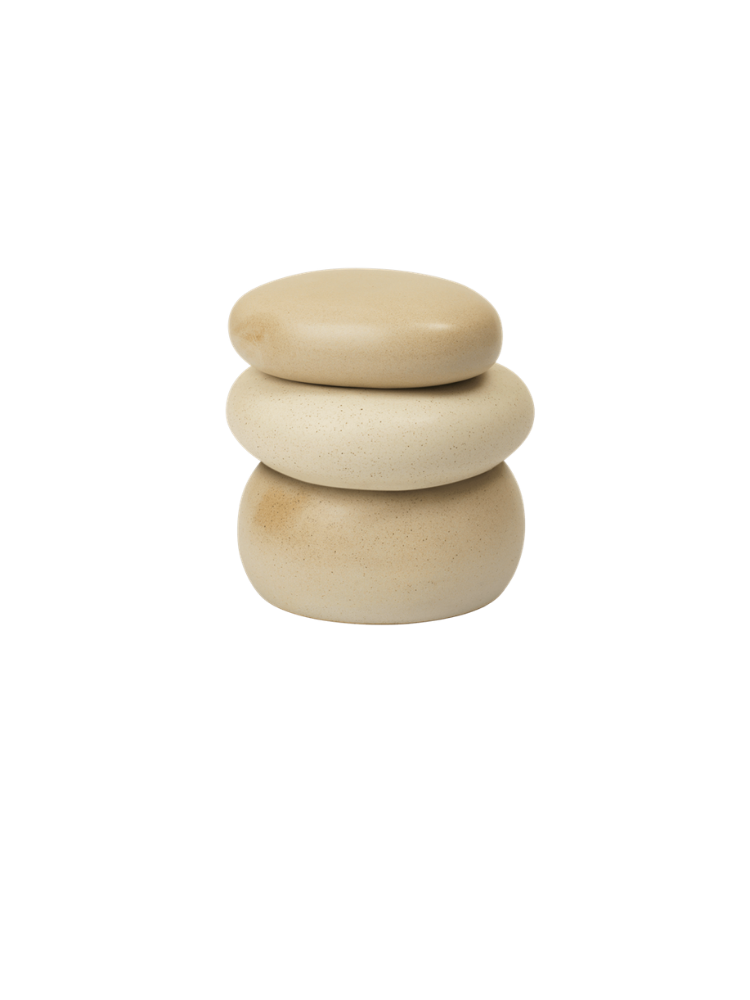 Pebble Box - Large - Sand/Cream