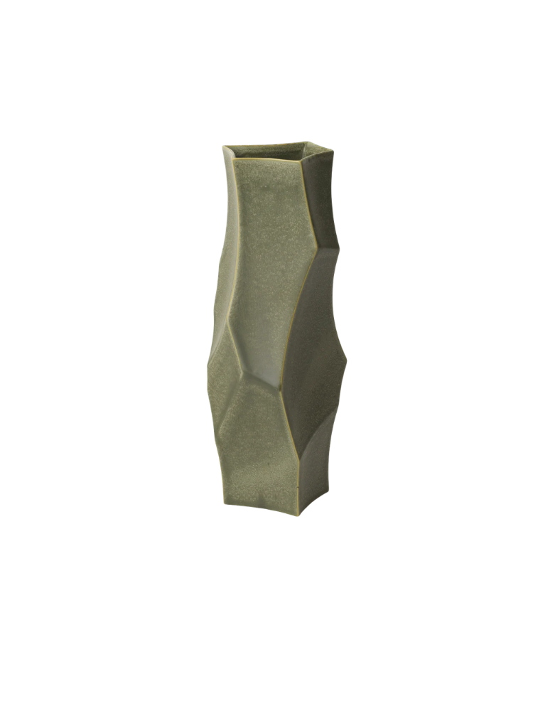 Cueva Vase - H37 - Dark Sage