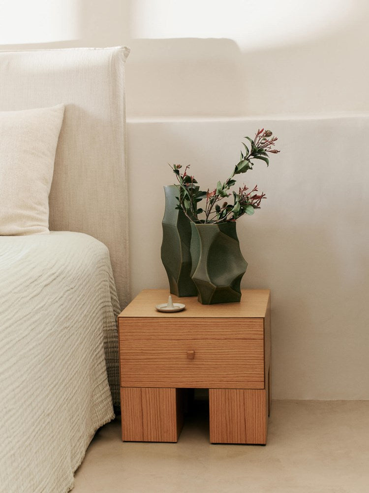 Cueva Vase - H37 - Dark Sage
