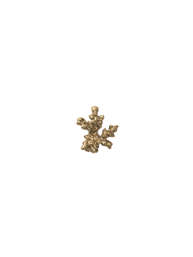 Comber Coral Branch Hook - Brass