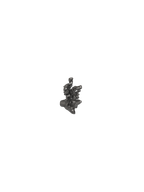 Comber Coral Branch Hook - Blackened Aluminium