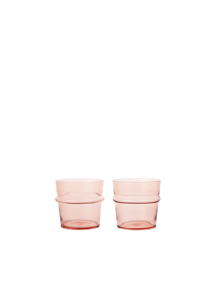 Boya Low Glasses - Set of 2 - Blush