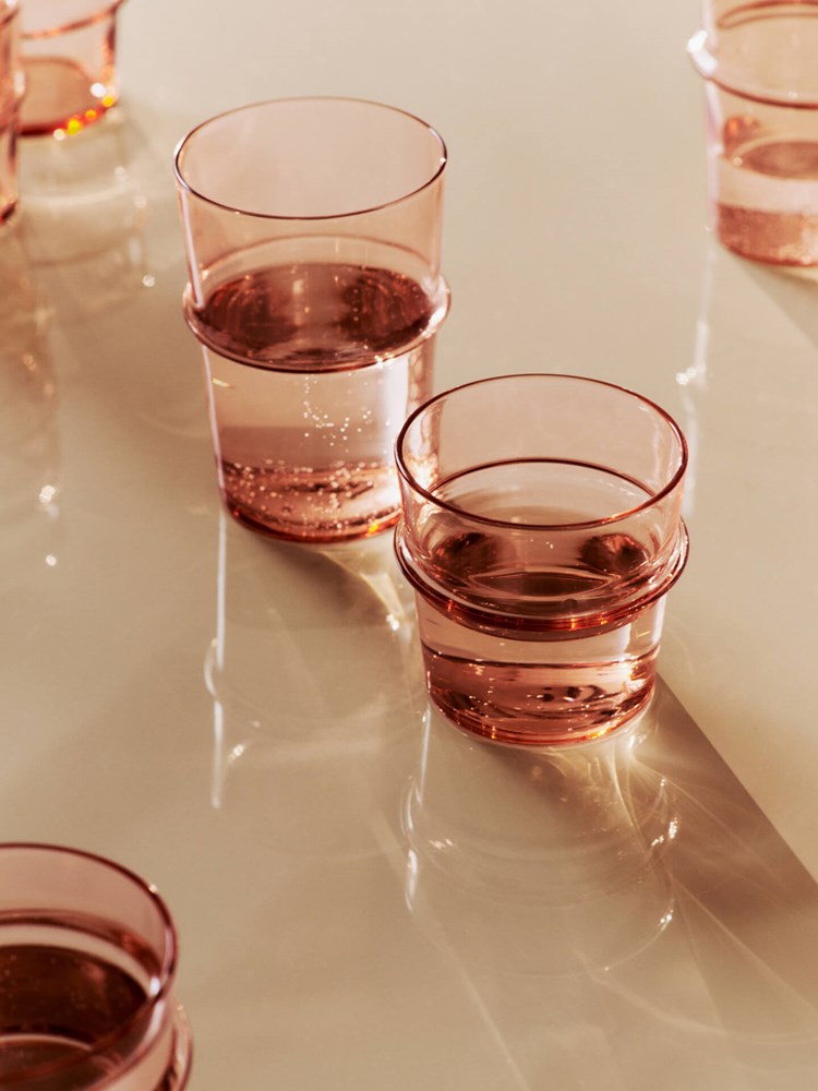 Boya Low Glasses - Set of 2 - Blush