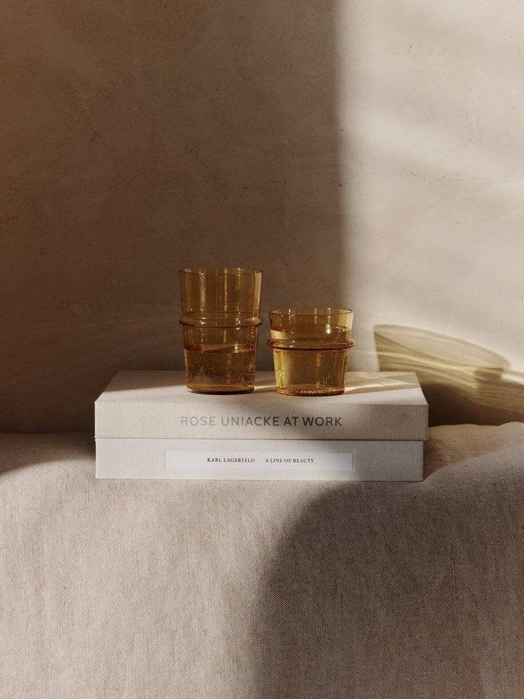 Boya Low Glasses - Set of 2 - Yellow
