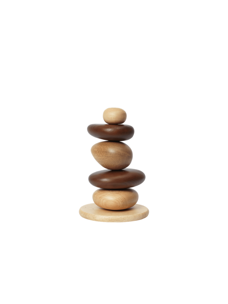 Pebble Stacking Blocks - Multi
