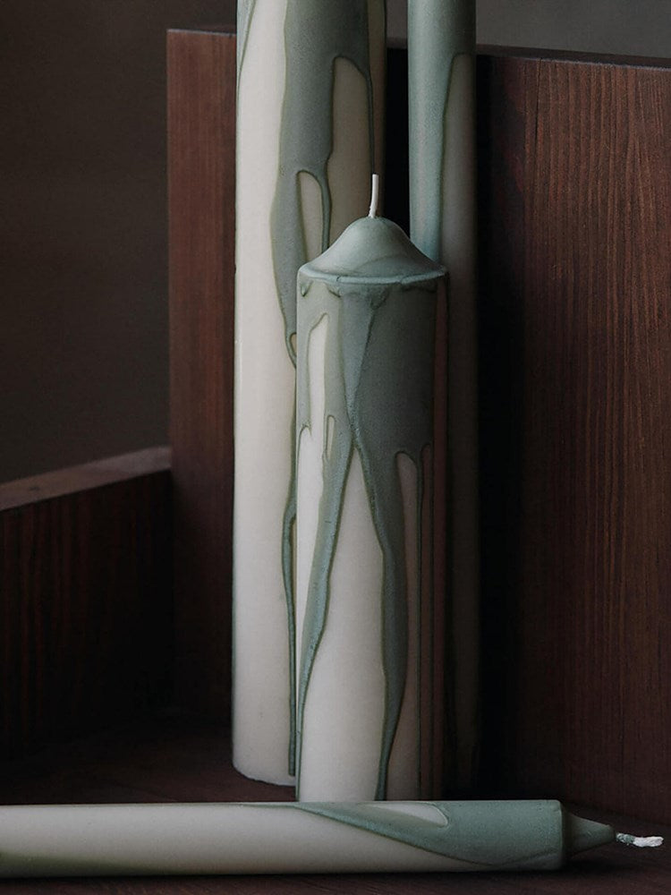 Dryp Candles - Set of 2 - Tea Green