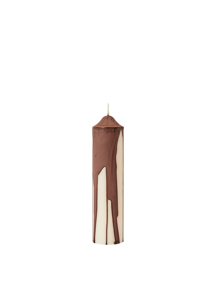 Dryp Pillar Candle - H20 - Dark Chocolate