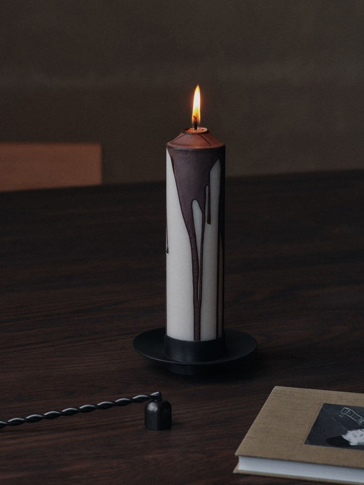 Dryp Pillar Candle - H20 - Dark Chocolate