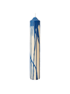 Dryp Pillar Candle - H30 - Deep Blue