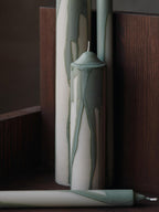 Dryp Pillar Candle - H30 - Tea Green