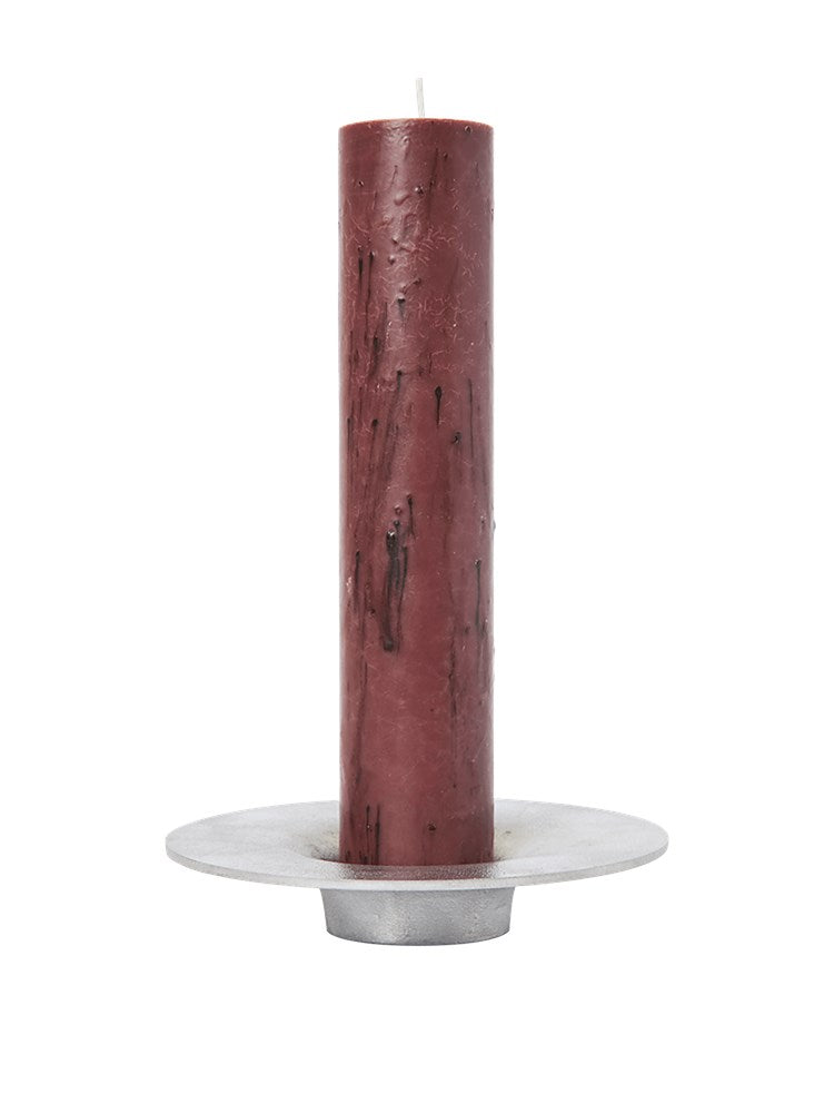 Soothe Block Candle Holder - Aluminium